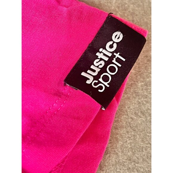 Justice Sport Girls bright Pink GButterfly Graphic T-Shirt XL GUC - Picture 3 of 8